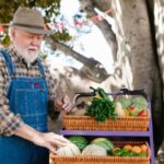 Farmers Markets - A Farmer Standing by a Fruit Stand