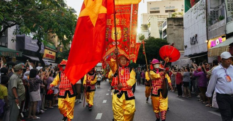 City Festivals - Cultural Procession A Glimpse into Vietnamese Daily Life at Festivals