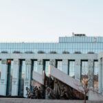 Cultural Districts - A Historical Monument In Front Of A Building