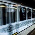 Public Transport - Timelapse Photography of White Train