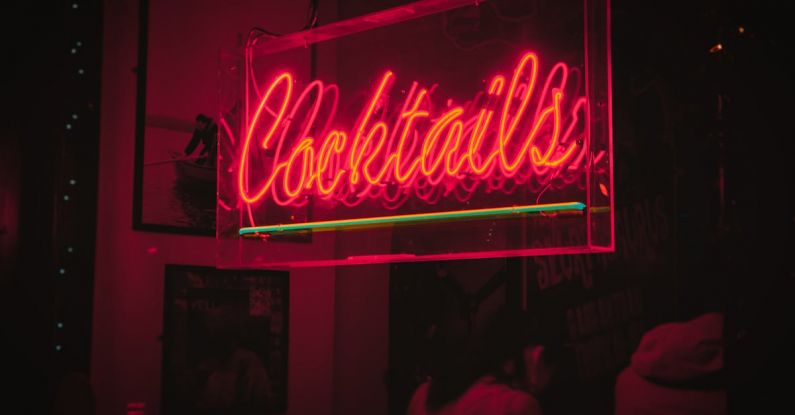 Nightlife Establishments - Cocktails Neon Signage