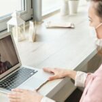 Public Health - Woman Having A Video Call