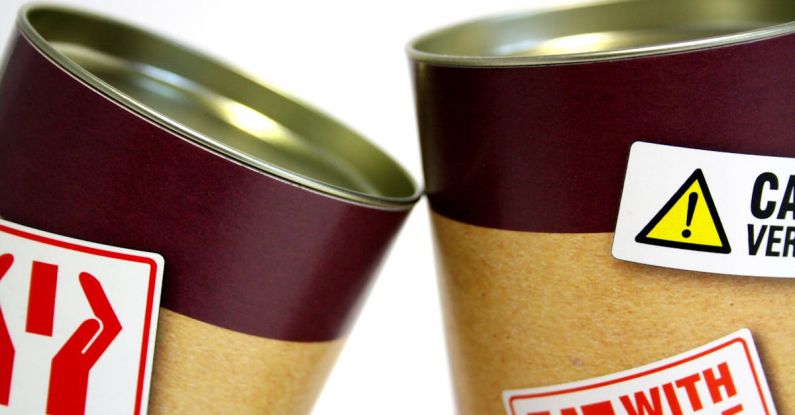 Food Safety - Two Cans With Signages